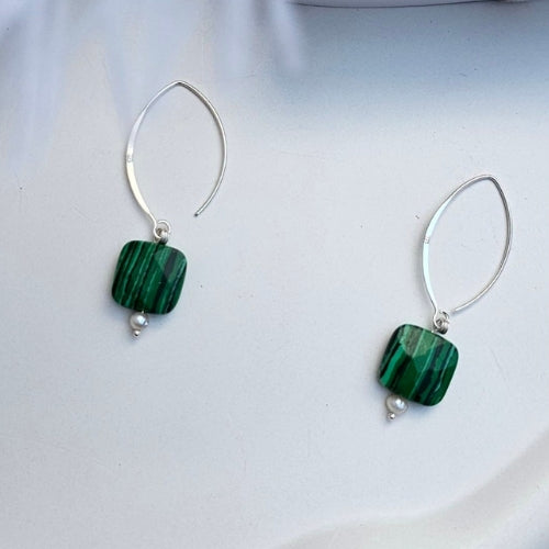 Malachite Earrings
